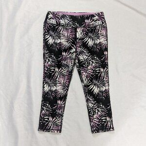 Marika Sport Capri Leggings Women's Size Medium 8-10 Purple